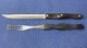 Cutco 1729 Serrated Petite Carver Knife & 1726 (Marked 1759) Turning Fork EUC!