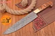 Custom Made Damascus Chef Set Bread & SLICING Knife - Hand Forged Damascus 1425