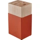 HENCKELS ZWILLING Knife Storage Block With Orange And Natural Color Seven Slots