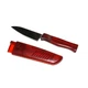 Vintage Red Messermeister Picnic Camping Paring Knife with locking Sheath