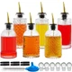 Inftyle Coffee Syrup Dispenser Bottles Set 6 Pack 7 Oz Simple Small Glass Syrup