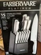 FARBERWARE Platinum 15 piece stainless steel cutlery set Open Box New