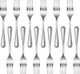 New Star Foodservice Bead Pattern 18/0 Stainless Steel Dinner Fork, 7.7-Inch,...