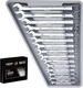 Max Grip 15-Piece SAE Combination Wrench Set with Anti-Slip and Color-Coded Desi