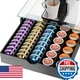 Gianotter Crystal Tempered Glass Vertuo Pod Holder Drawer, Compatible with Nespr