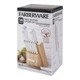 Farberware Edgekeeper Triple Riveted Knife Block Set with Built in Sharpener