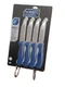 Hoffritz Commercial German Steel Steak Knife Set with Non-Slip Handle, 4-Piec...