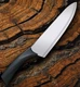 Rada Cutlery Annthem Chef Kitchen Knife 8.5" T420 Steel Blade Black Resin Handle
