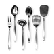 Chef Craft Select Kitchen Tool and Utensil Set, 6 3"L x 4"W, Stainless Steel 