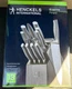 Henckels Graphite 13-pc Knife Set with Block Kitchen Knife Sharpener Chef NEW