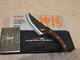 Huusk Kitchen Knife Chef Knife 5.8" Blade Stainless Steel Oak Wood Handle Japan