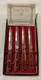 Vintage Set Of Four Maxam Steak Knives W/ Original Box
