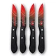 Sports Vault NFL Tampa Bay Buccaneers Steak Knives Set of 4 Licensed