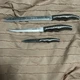 FOREVER SHARP Knives 8722A 8722B 8722D Lot (3) Stainless Steel Blade