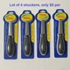 Oyster Knife DANCO STAINLESS Shucker Scallop Shellfish Shucking Tool Lot 4