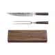 Cangshan HAKU Series 2-Piece Carving Set with Walnut Box, Forged X-7 Damascus...