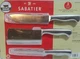 GENUINE Sabatier 3 Piece Stainless Steel Knife Set For Meat