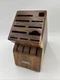 Wusthof 15 Slot Acacia Hardwood Knife Storage Block Only Wood Kitchen Organizer