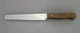 VTG Chicago Cutlery BT7 7" Serrated Bread Slicing Knife Walnut Handle 11" USA