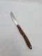 Vtg  Cutco USA 1059 Serrated Blade Table Steak Knife Brown S Handle