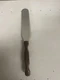 Vintage No. 28 Cutco Cake Icing Spatula Spreader Knife  Classic Brown Handle