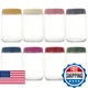 GLATABAM 18 OZ 8Pack Overnight Oats Jars Lids Glass Meal Prep Containers Food St