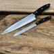 J.A. Henckels 11310-200 8" Chef & 11378-130 5" Serrated Knife 2 Pc Set Stainless