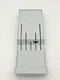 VINTAGE CUTCO KNIFE HOLDER #1742 - PLASTIC TRAY DRAWER OR WALL MOUNT GRAY/WHITE