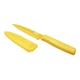 Kuhn Rikon Colori Serrated 4 Inch Paring Knife, Yellow