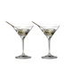 RIEDEL 6416/77 Vinum Martini Glass, 5 fl. oz. Capacity, Clear, Pack of 2