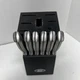 Oster Baldwyn Cutlery Block 6 pc Stainless Steel Kitchen Knives & Block Only