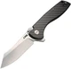 CJRB Kicker Recoil Lock CF Stonewash D2 Carbon Fiber 3.5" Folding Knife J1915-CF