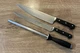 WUSTHOF DREIZACK SOLINGEN GERMANY 4582 Chef & 4522 Slicing Knife 26cm 10&rdquo; Blade
