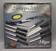 Shappu 2000 Stainless Steel 10 Pc Knife Set Never Needs Sharpening Vintage 19984