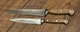Lot of 2 Vintage Mundial Chef Forged No Stain 2111-8 2111-6 Wood Handle Knives