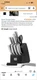 Chicago Cutlery Malden Stainless Steel 16 Piece Block Knife Set NIB Sealed