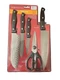 Great Gatherings 5 Piece Cutlery with Santouku Knife Set Brand New Sealed