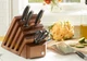 Princess House CULINARIO SERIES II CUTLERY 6-Pc Wooden Knife Block Set 40201 New