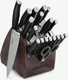 Brand New Calphalon Contemporary Self-Sharpening 20-Piece Knife Block Set, Black