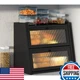 viewcare Large Double Layer Bamboo Bread Box for Kitchen Counter - 16.4x9.8x15