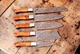 Custom HandMade Forged Damascus Steel CHEF KNIFE SET Kitchen Knives 132