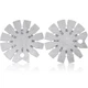 2 Piece Stainless Steel Bevel Axe Angle Finder - round Shape Knife Blade Angle G