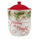 Certified International Winter Greens Biscuit Jar 31855