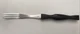 Vintage Cutco 1726 Turning 3 Prong Fork Dark Brown Swirl/Black Handle 11"