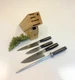 Shun Premier Award Winning Damascus Steel 5-Piece 🔪 Knife Block Set - UNUSED