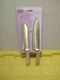 PARIS HILTON 2 PIECE CUTLERY SET PARIS HILTON KITCHEN KNIFE SET PINK & GOLD X2 