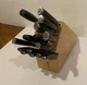 J.A. HENCKELS Knife Block Set - 14 Piece Knives See Desc