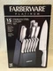 Farberware Platinum 15 Piece Stainless Steel Cutlery Kitchen Knife Set Brand New