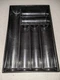 COPCO Black 6-Compartment Kitchen Drawer 17 1/2"x 11"x3" Cutlery Organizer, USA