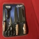 Oster Gunderson 6 Piece Black Stainless Steel Cutlery Set Knife set